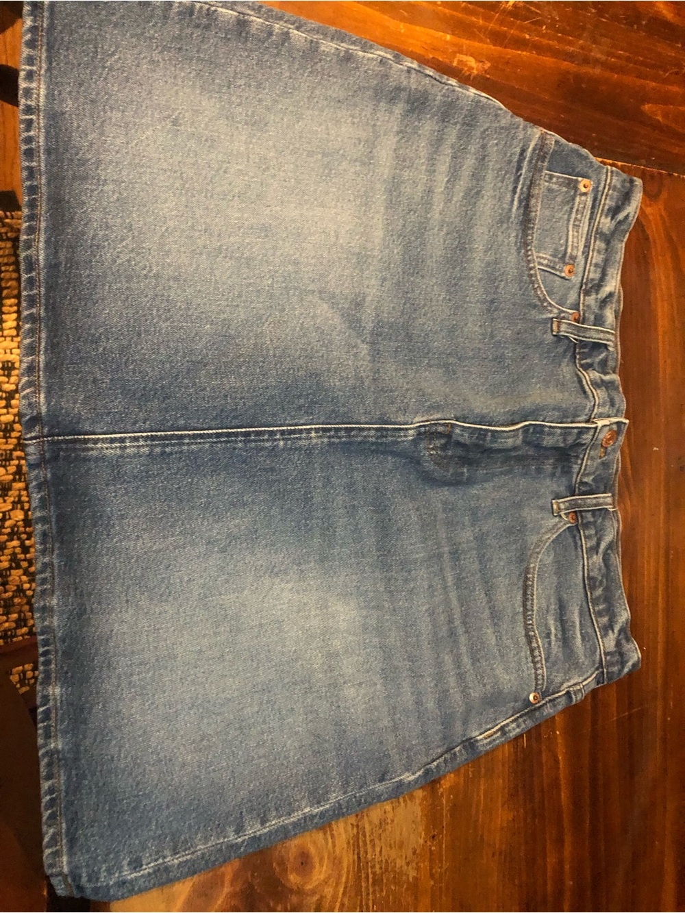 J. Crew Light Blue Denim Mini Skirt